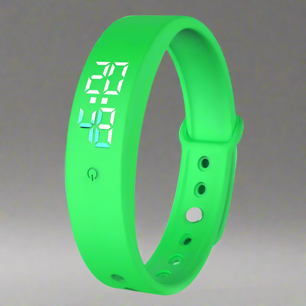 All-Weather Fitness Tracker Smartwatch with Adjustable Band