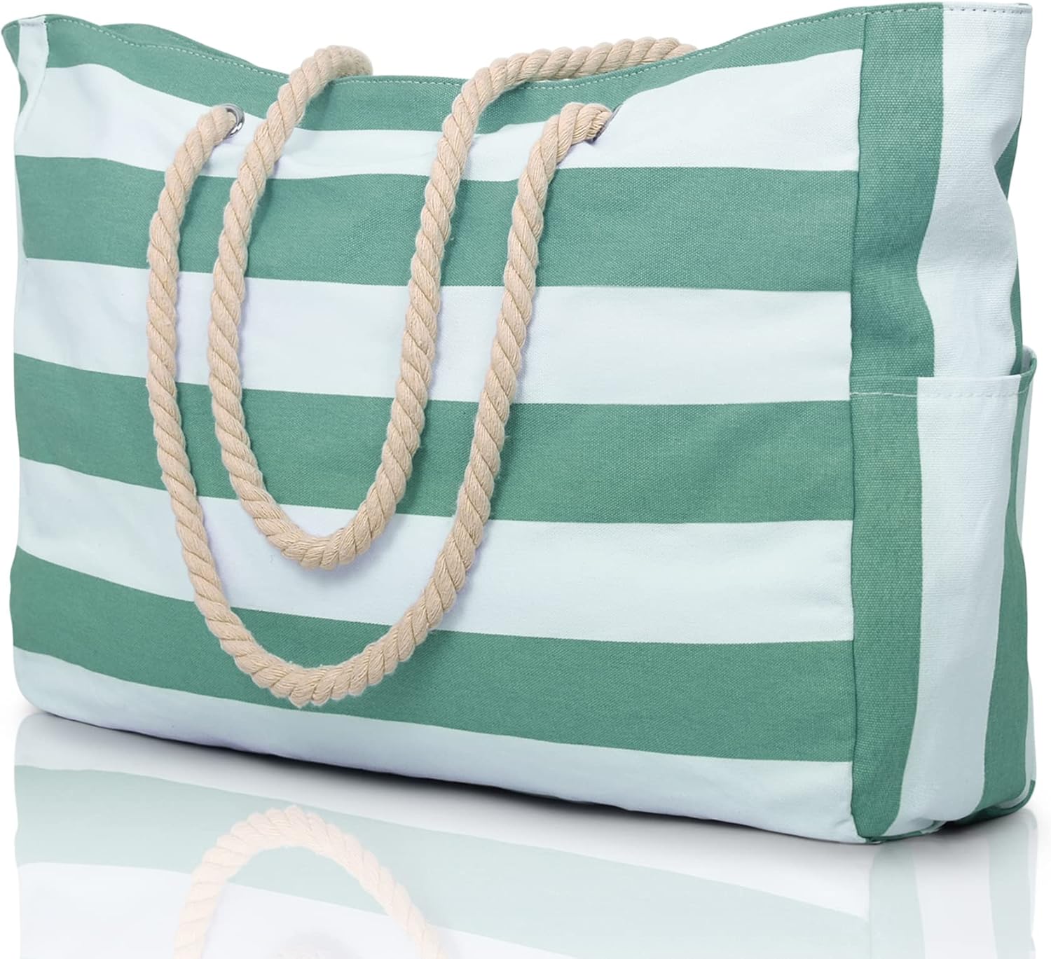Spacious Waterproof Beach Bag | Secure Zipper for All Your Essentials