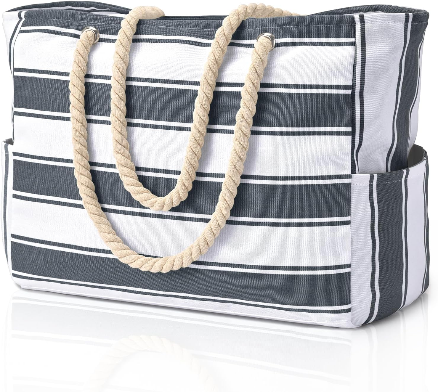 Spacious Waterproof Beach Bag | Secure Zipper for All Your Essentials