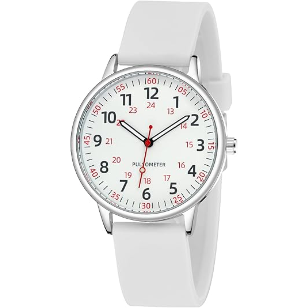 Reliable Waterproof Healthcare Watch with Silicone Strap