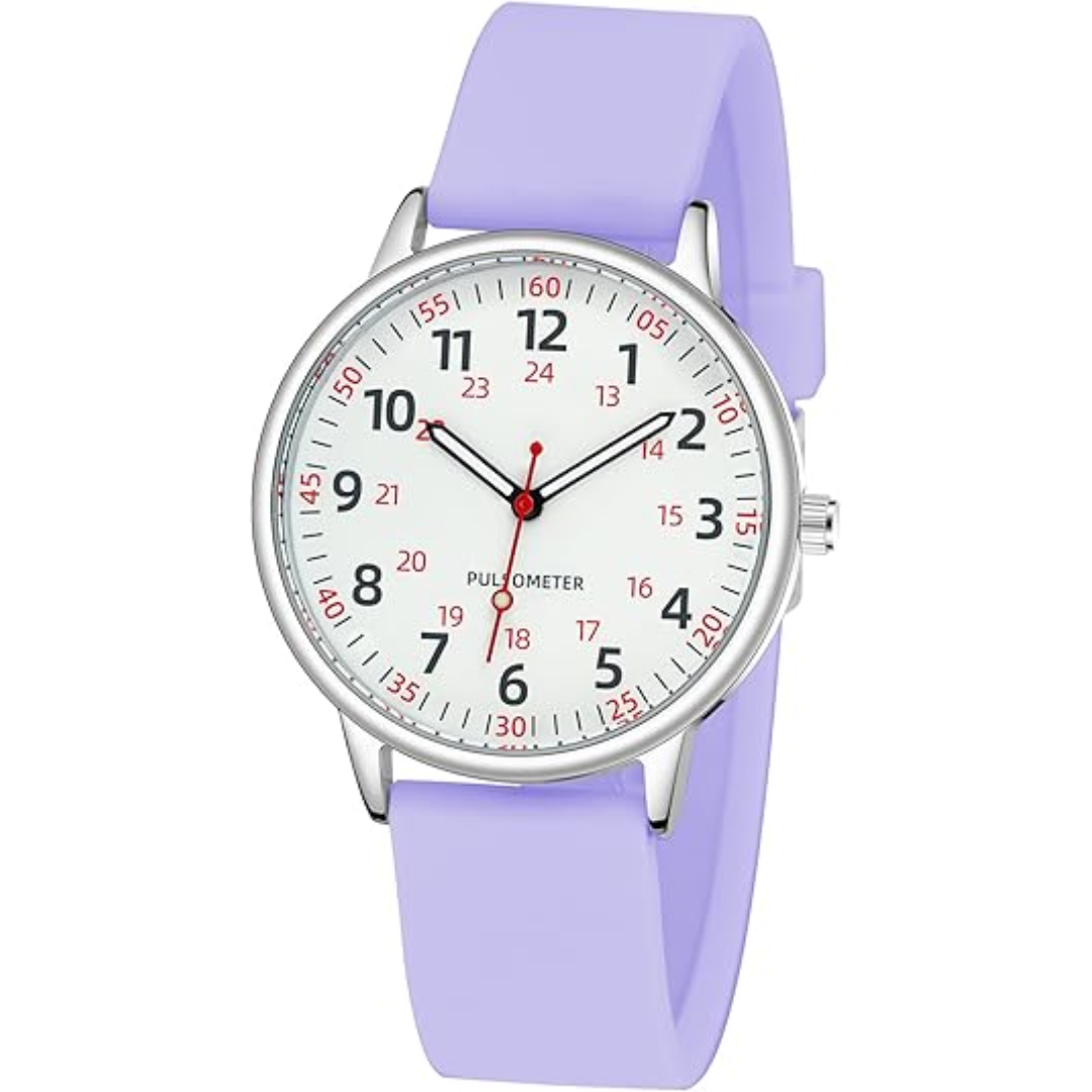 Reliable Waterproof Healthcare Watch with Silicone Strap
