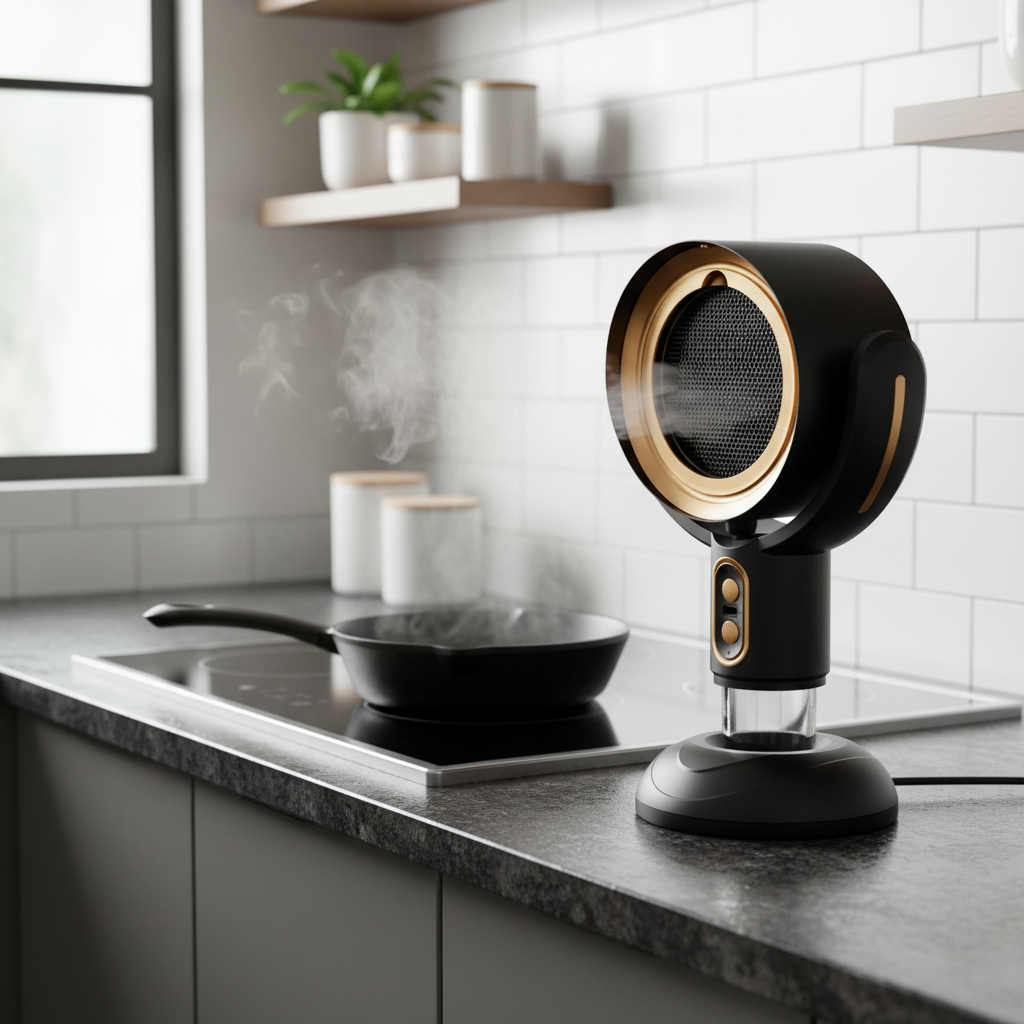 BreatheEasy | Real-Time Smoke and Odor Eliminator | Compact Design