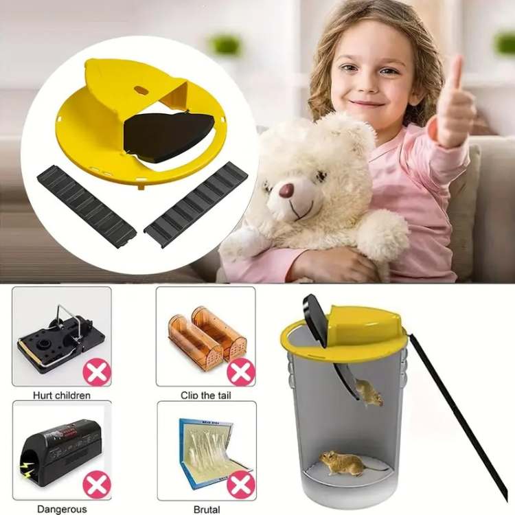 SafeCatch | Smart Multi-Capture Mouse Trap with Tilt Feature