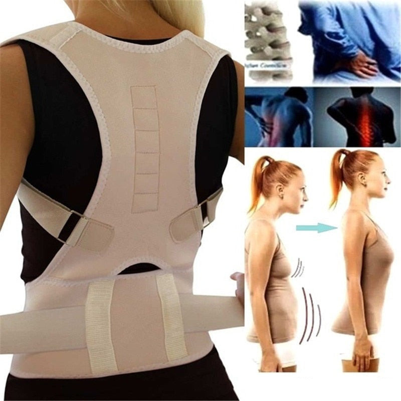 PosturePro Magnetic Back Support Belt for Pain Relief