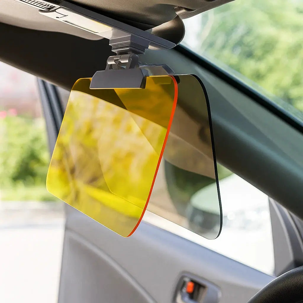 VisionGuard | Day and Night Glare Reduction Shield for Safe Driving