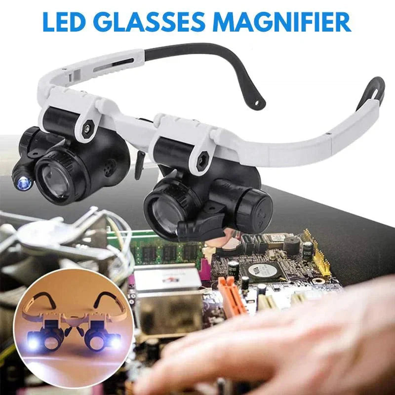 OptiView Pro | Illuminated Magnifier for Precision Tasks