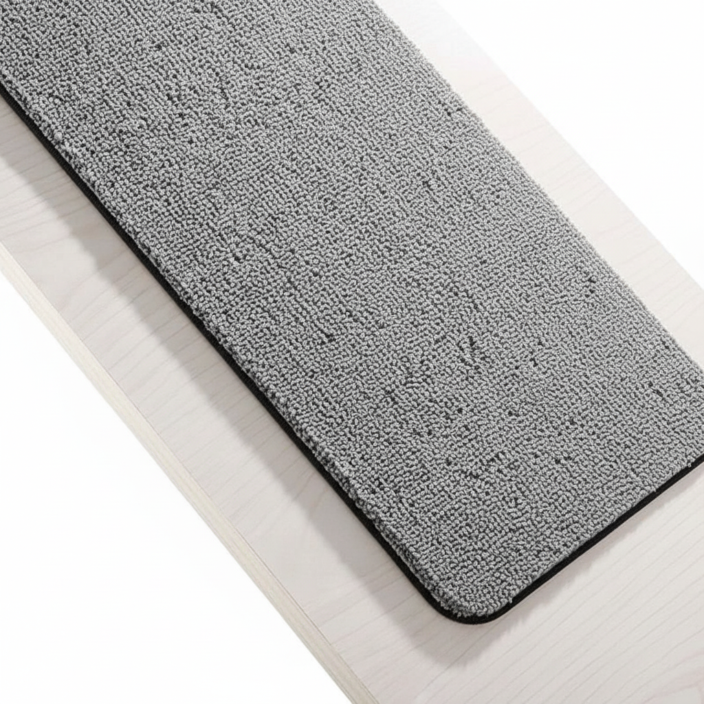 Non-Slip Bath Mat Made of Soft Loofah Material