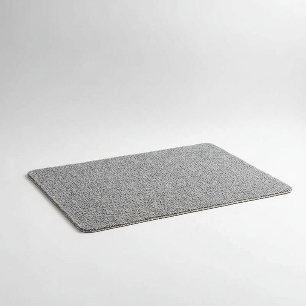 Non-Slip Bath Mat Made of Soft Loofah Material