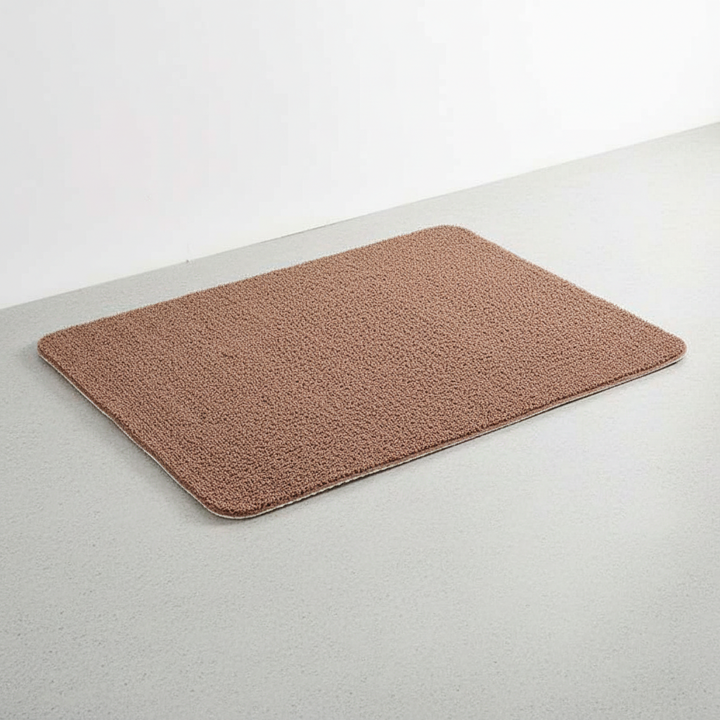Non-Slip Bath Mat Made of Soft Loofah Material