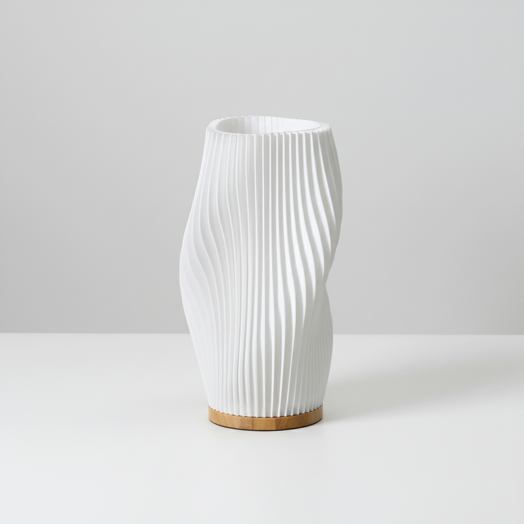 Ripple Effect Wavy Table Lamp