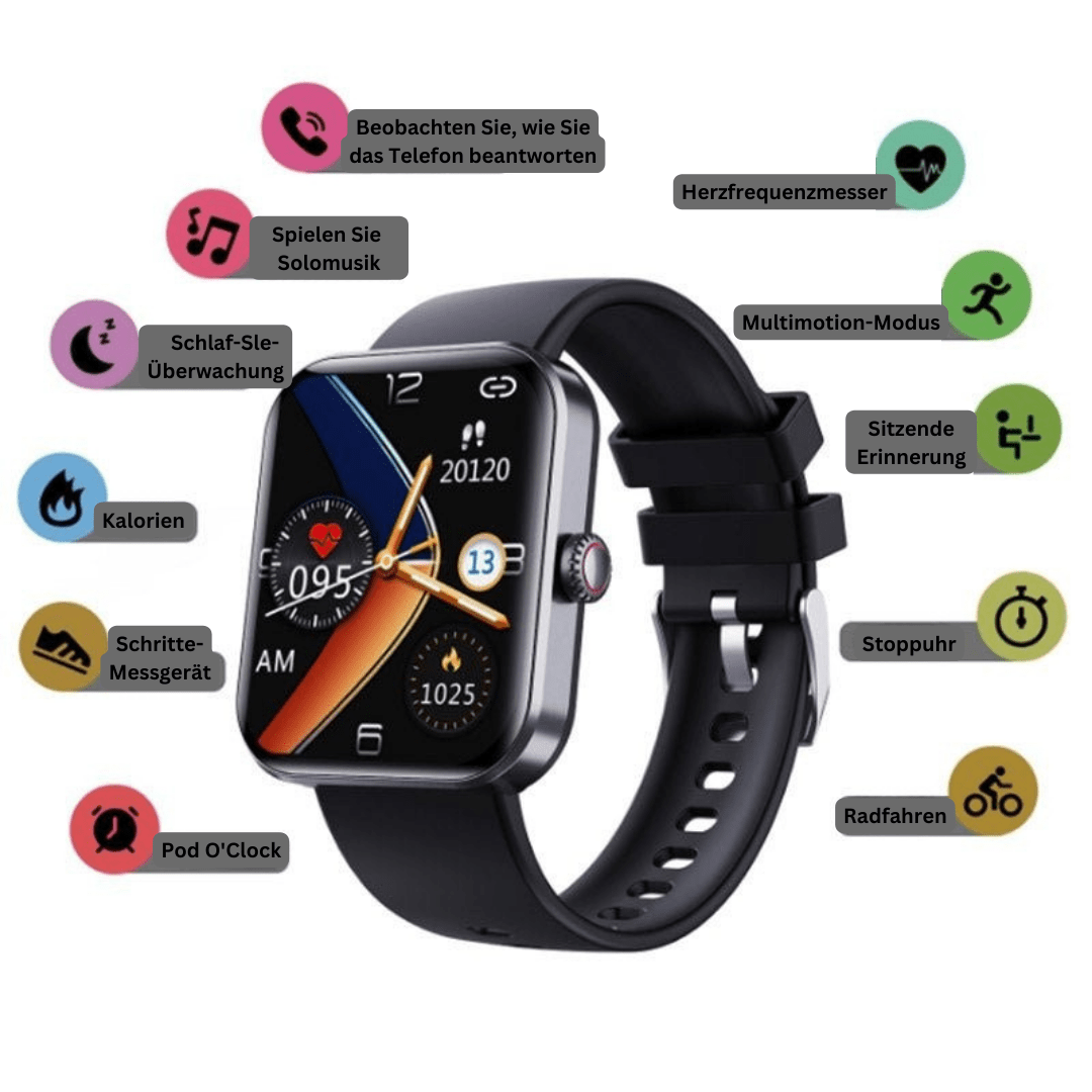Vitality Monitor | Sleek Smartwatch for Heart & Sleep Tracking