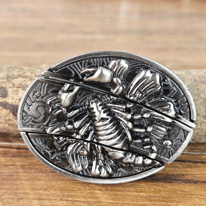 Rustic Charm | Bull Skull Belt Buckle with Vintage Appeal | Sturdy Zinc Alloy for Daily Use