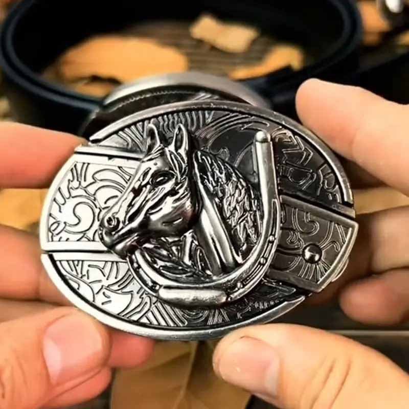 Rustic Charm | Bull Skull Belt Buckle with Vintage Appeal | Sturdy Zinc Alloy for Daily Use