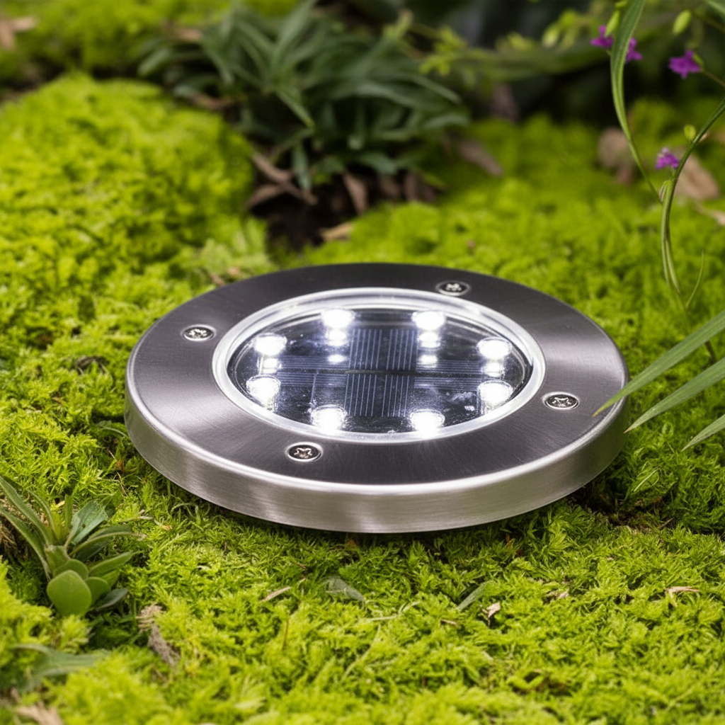 Outdoor Weather-Resistant Light with Stainless Steel Appearance