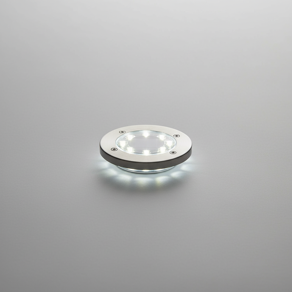 Outdoor Weather-Resistant Light with Stainless Steel Appearance