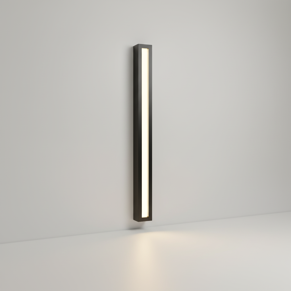Durable Outdoor Light Fixture - Metal and Acrylic Construction