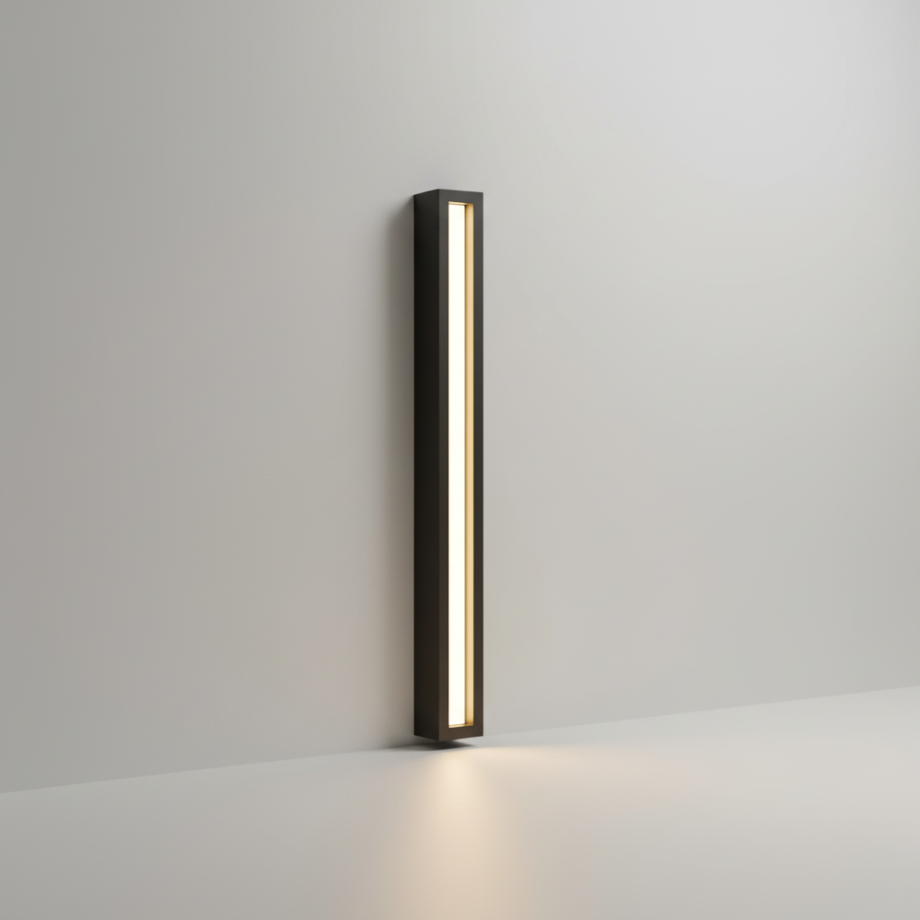 Durable Outdoor Light Fixture - Metal and Acrylic Construction
