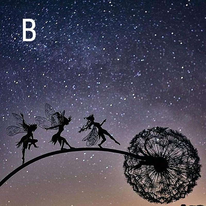 Magical Garden Spinner | Enchanting Kinetic Decor with Metal Base