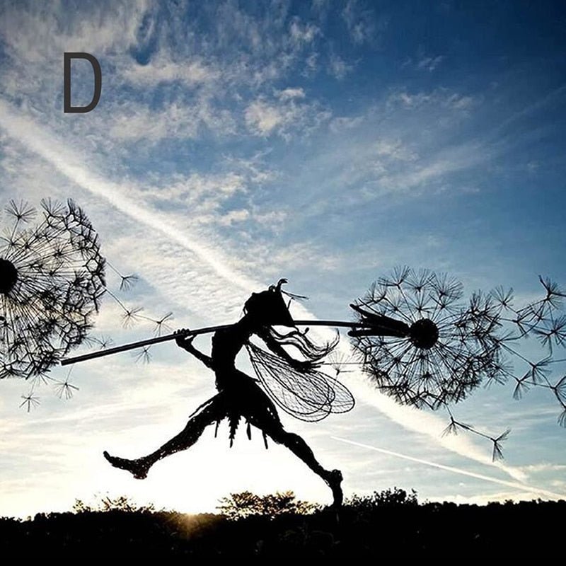 Magical Garden Spinner | Enchanting Kinetic Decor with Metal Base
