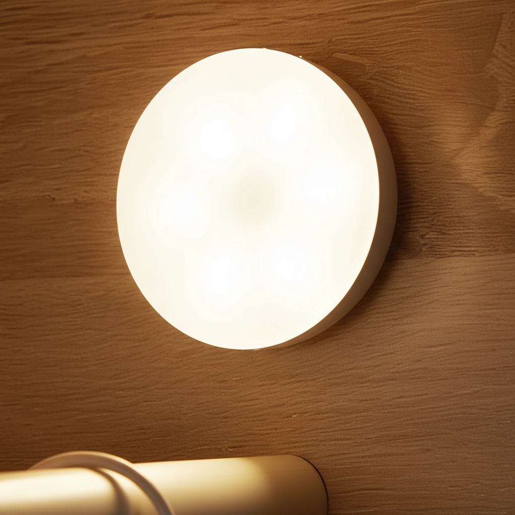 Portable Rechargeable Night Lamp - Circle Design