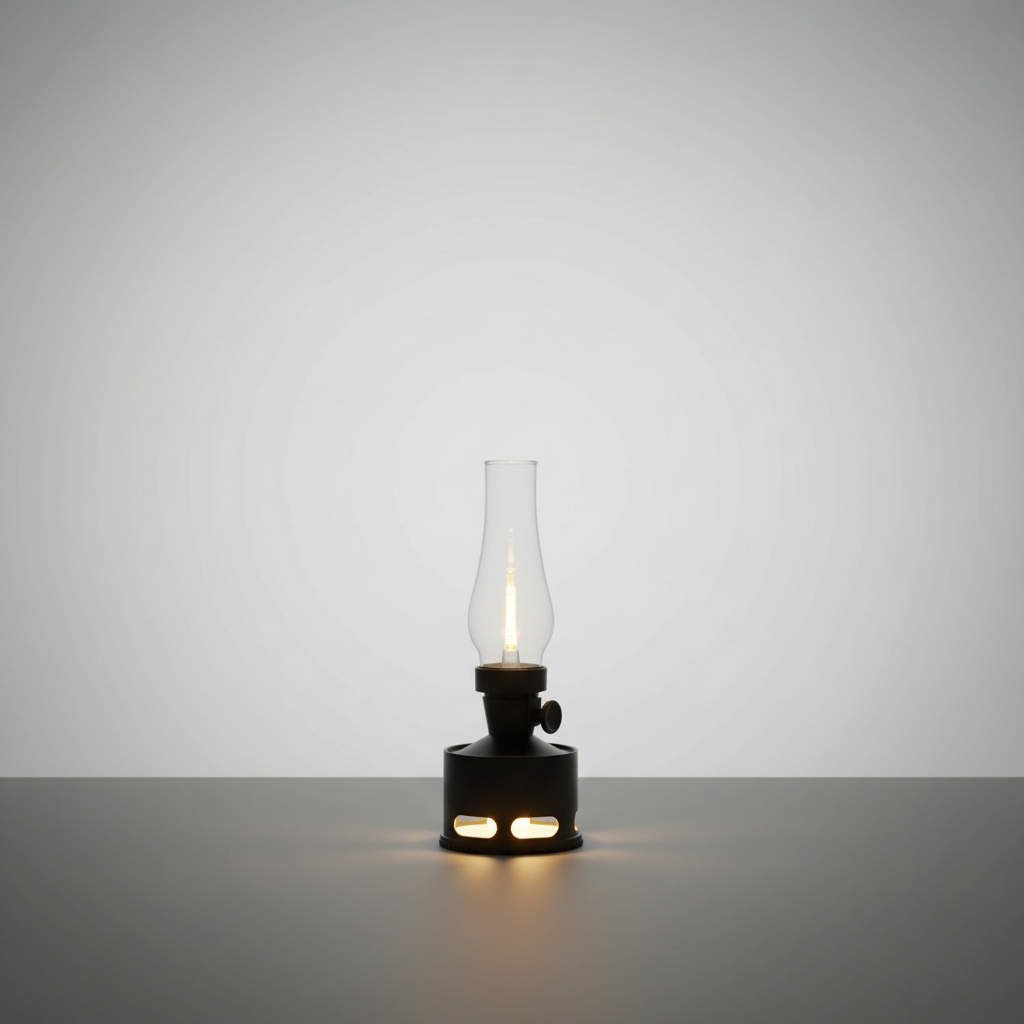 Vintage Lantern with Rechargeable Battery
