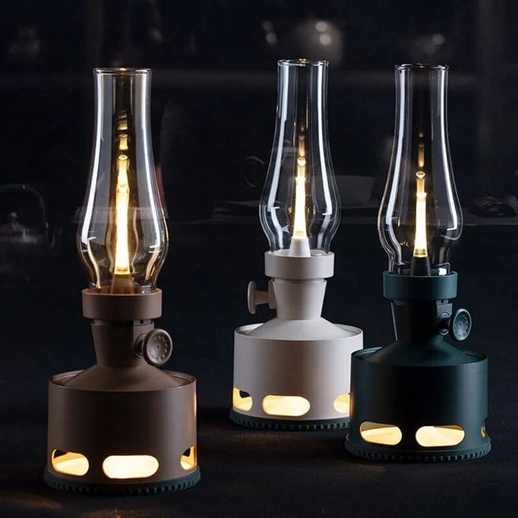 Vintage Lantern with Rechargeable Battery