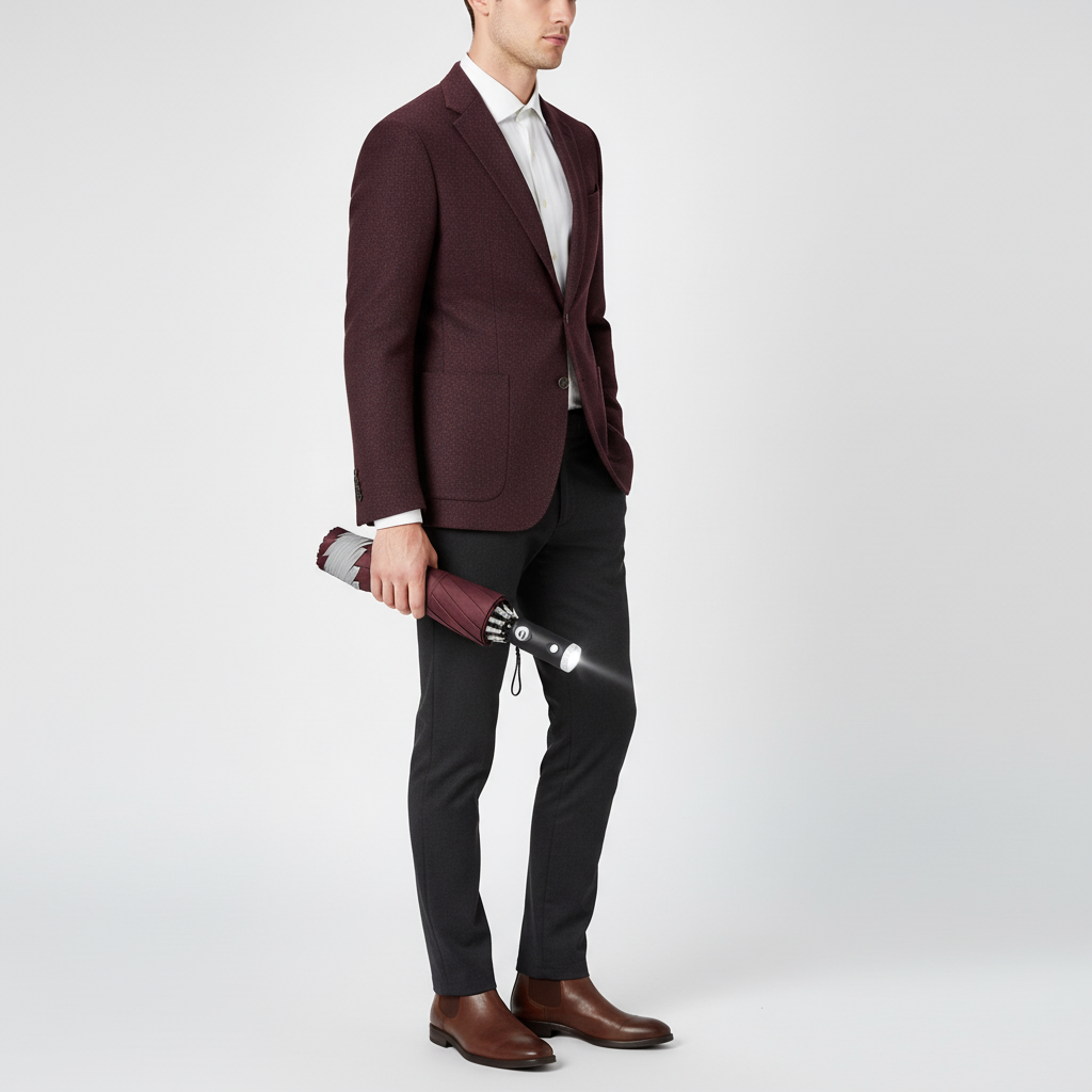 Travel Umbrella - Wind Resistant Design