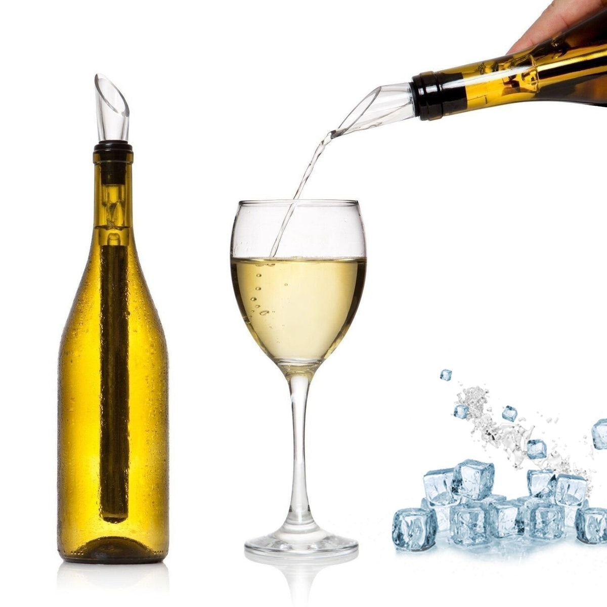 Chill & Pour Wine Cooler: Premium Stainless Steel Accessory