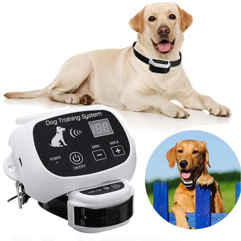 Smart Wireless Pet Boundary System with Adjustable Collar