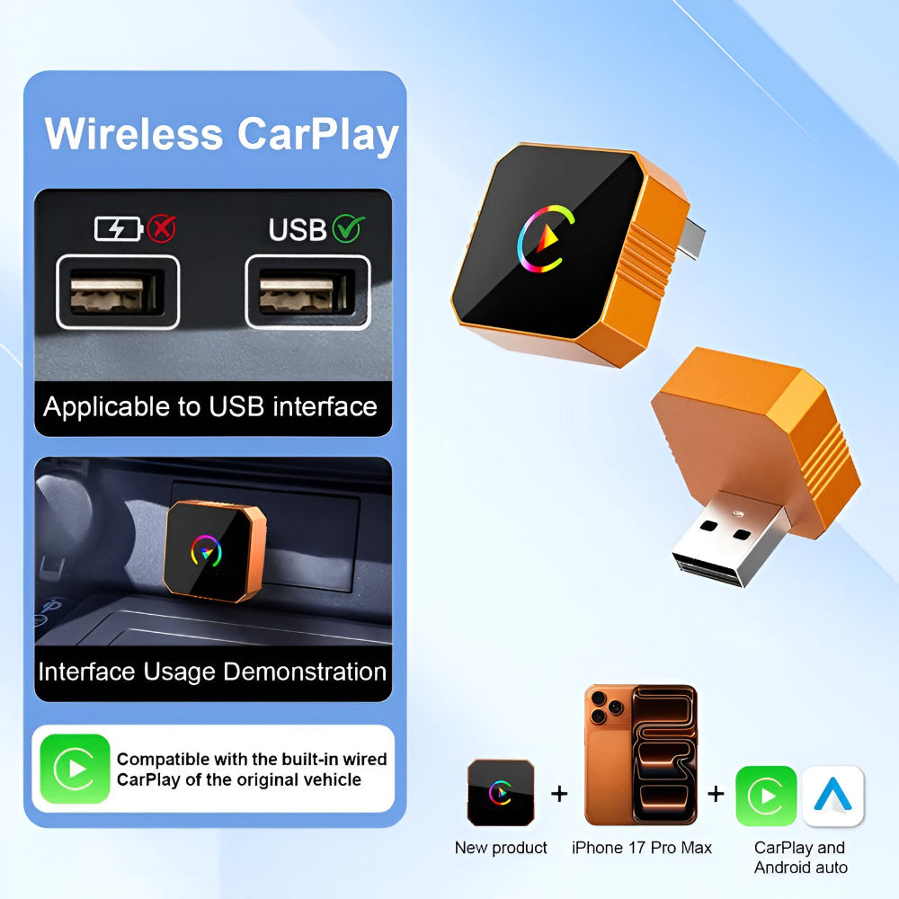 SmartDrive Wireless Adapter | Effortless USB Connectivity for Cars