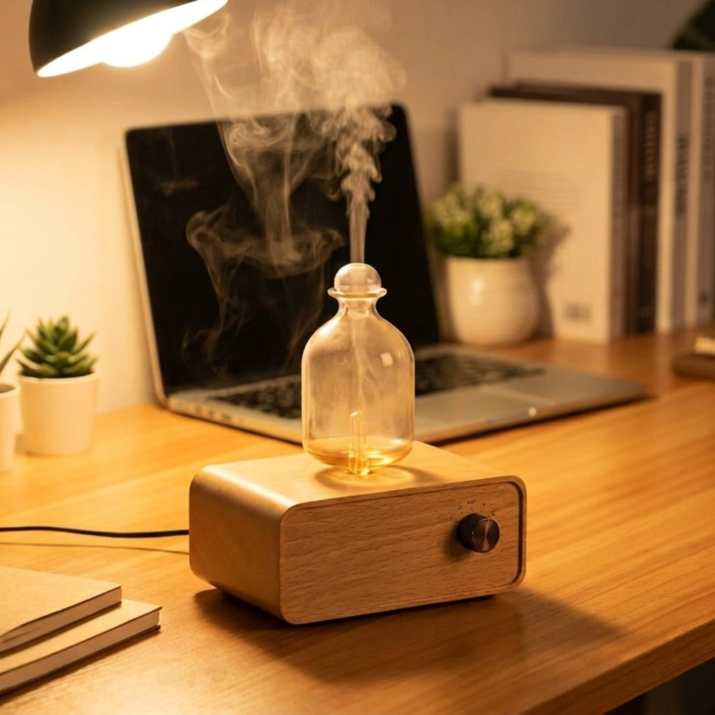 Portable Aromatherapy Diffuser with Nebulizing Technology