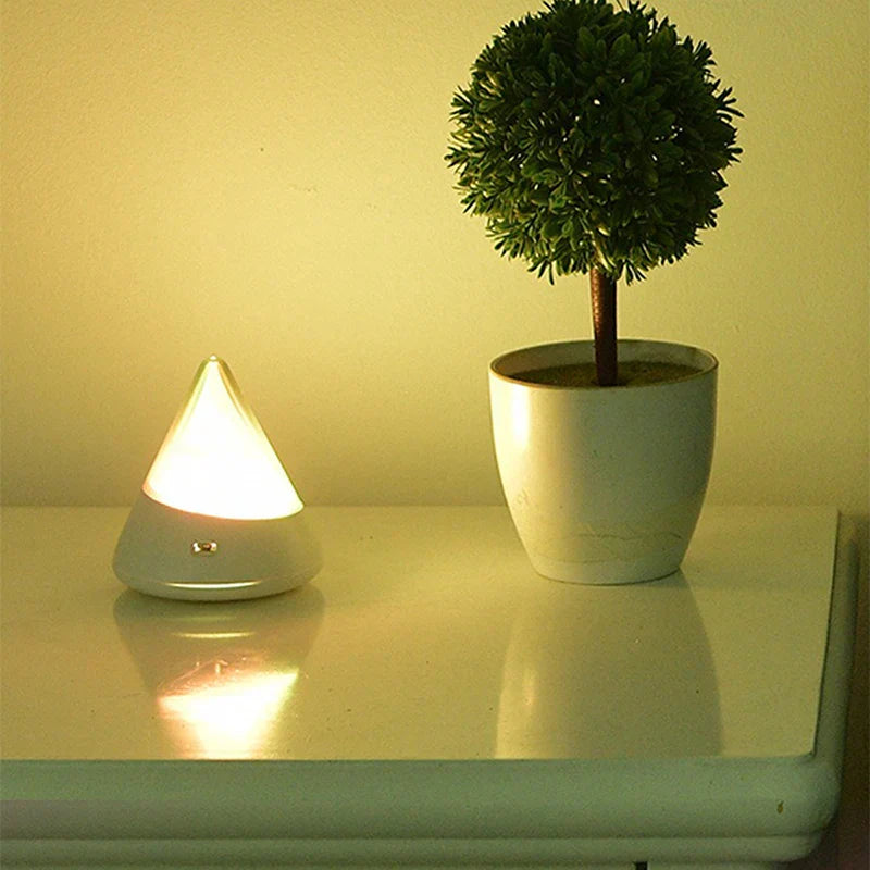 Rechargeable Portable LED Night Light with RGB Colors