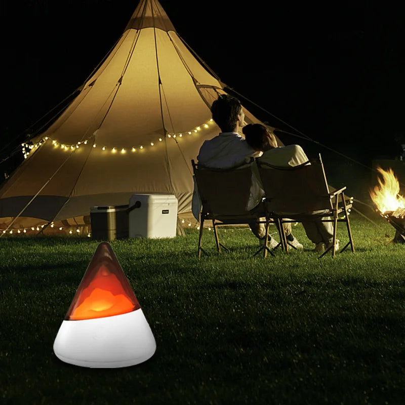 Rechargeable Portable LED Night Light with RGB Colors