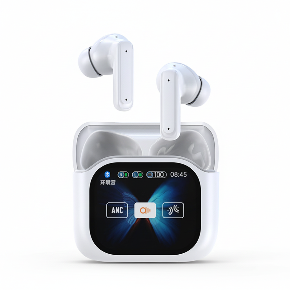 Smart Translator Headphones with Touch Controls & Noise Cancellation