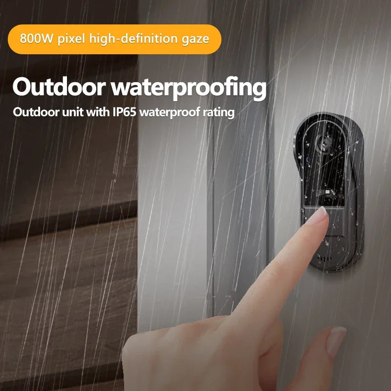 Smart Home Video Doorbell with Intercom & Night Vision