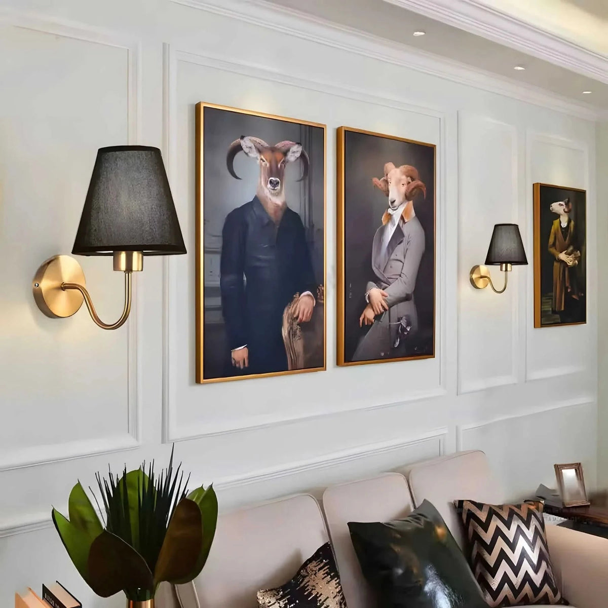Cordless Decorative Wall Lights with Rechargeable LEDs & Remote