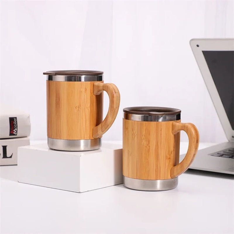 Eco-Friendly Travel Mug with Double-Wall Insulation