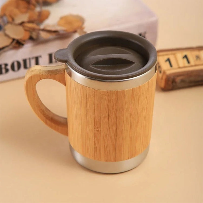 Eco-Friendly Travel Mug with Double-Wall Insulation
