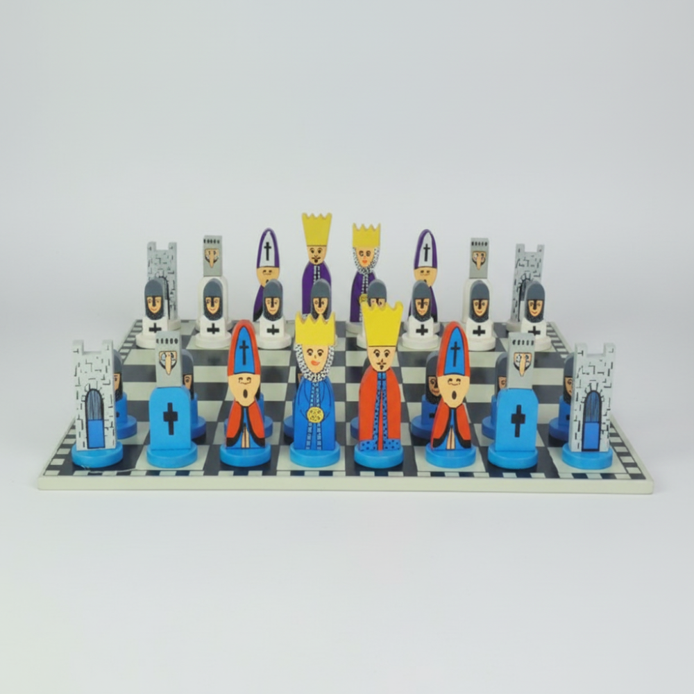 Cartoon Chess Adventure Set for Kids | Engaging Strategy Game