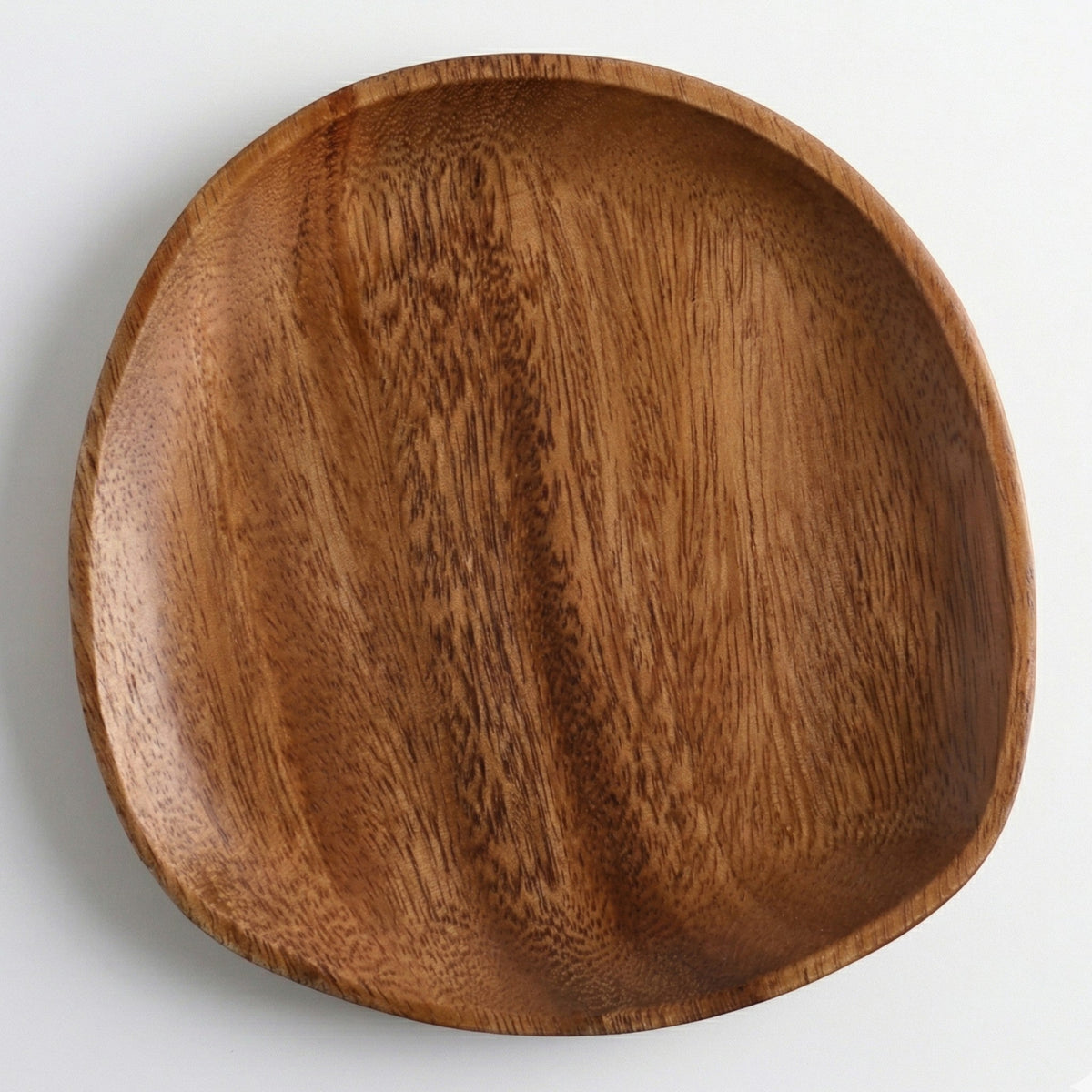 Versatile Walnut Serving Tray for Home and Office Use
