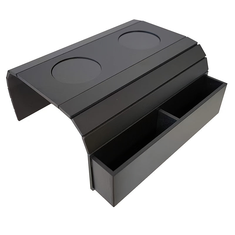 Versatile Sofa Armrest Table for Drinks and Essentials