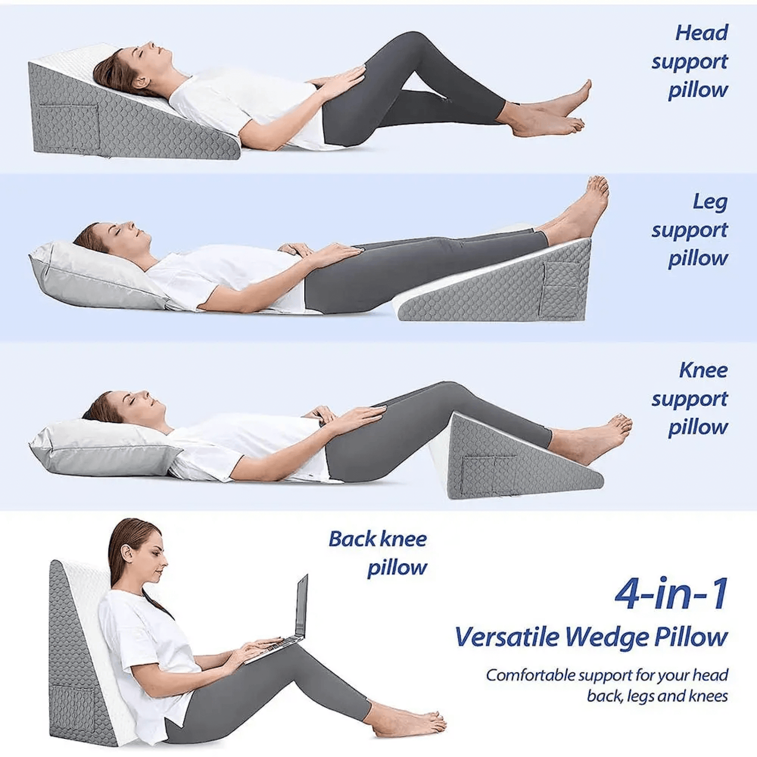 Ultimate Comfort Wedge Pillow for Acid Relief