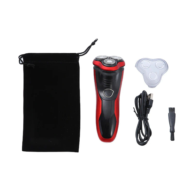 Men's Waterproof Electric Razor with Flexible Blades