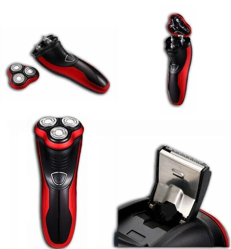Men's Waterproof Electric Razor with Flexible Blades