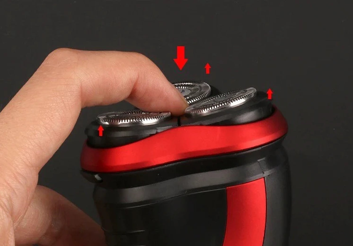Men's Waterproof Electric Razor with Flexible Blades