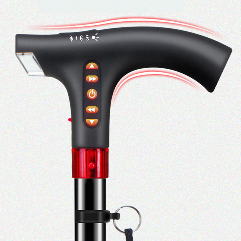 Smart Mobility Cane for Seniors with LED Illumination