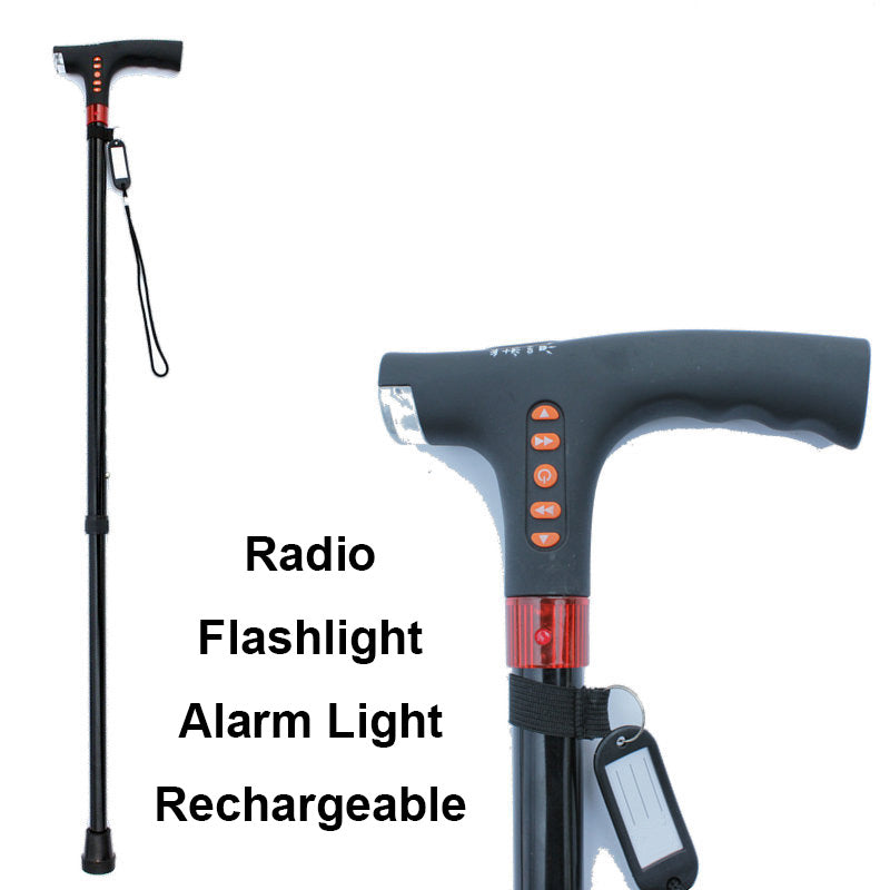 Smart Mobility Cane for Seniors with LED Illumination