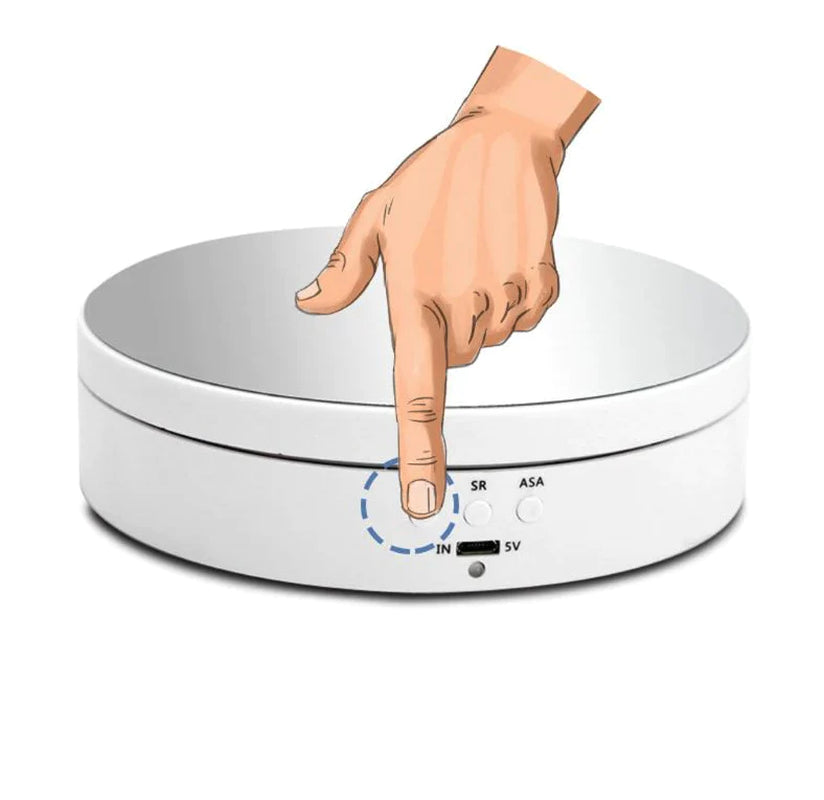 360-Degree Motorized Display Stand for Stunning Visuals