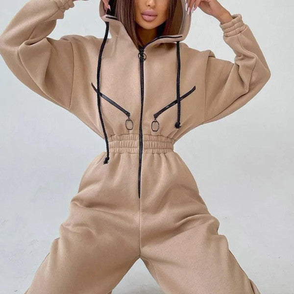 Cozy Comfort Hooded One-Piece Suit