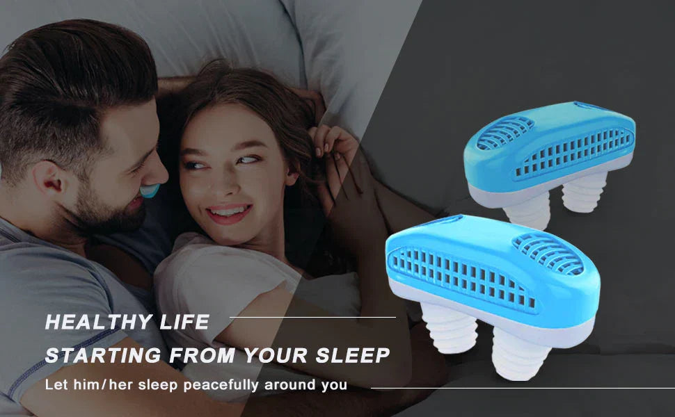 Compact Sleep Aid Device for Effortless Snoring Relief